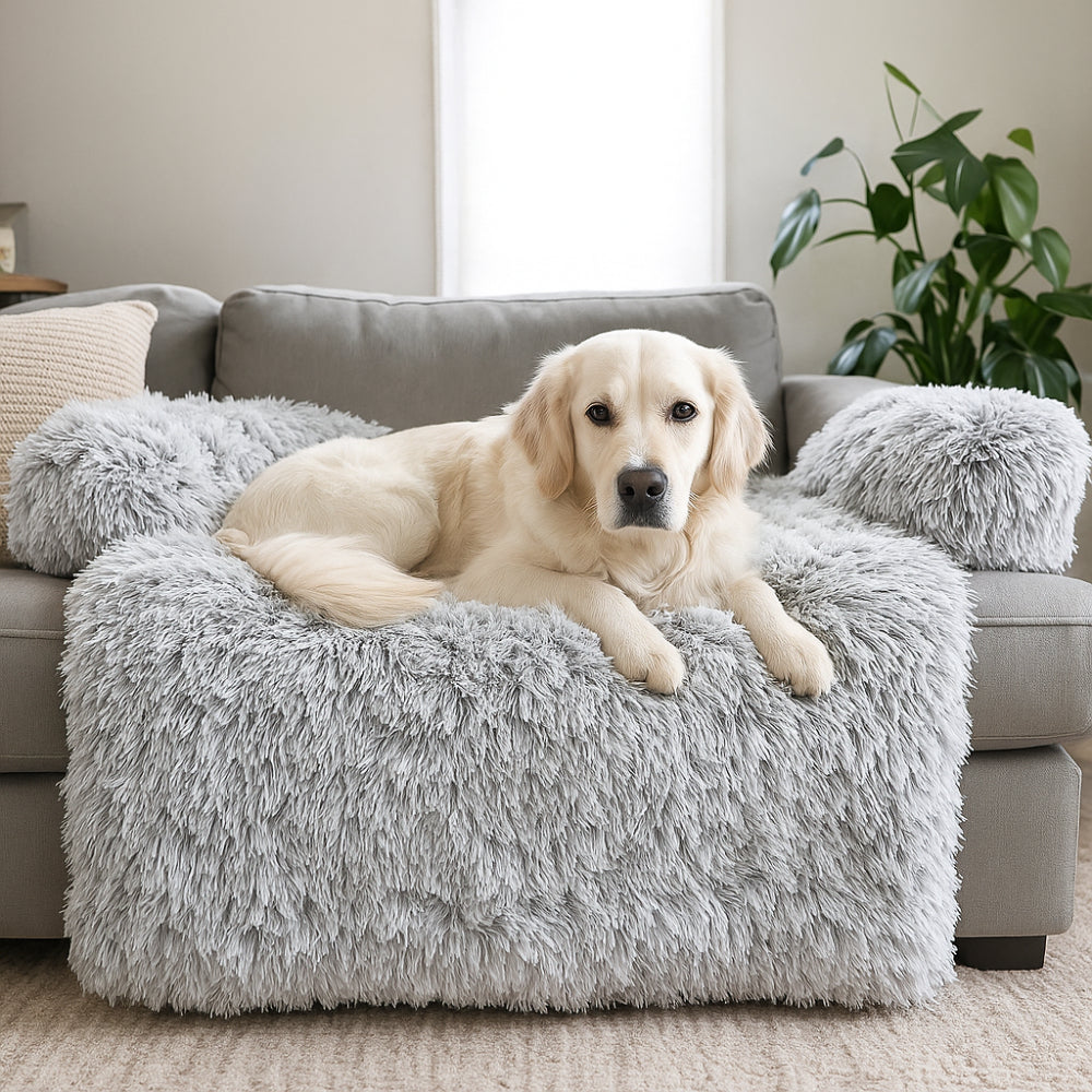 Dog Sofa Cover Plush Furniture Protector Against Hair and Scratches