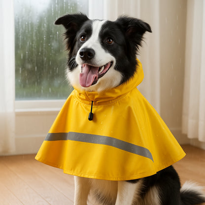 Dog Raincoat Reflective Waterproof Jacket for Outdoor Walks