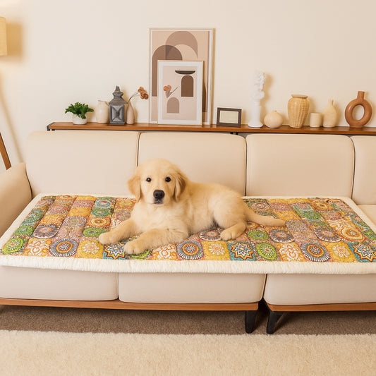 Pet Mat Bed Cotton Quilted Non-Slip Sofa Protector Cover