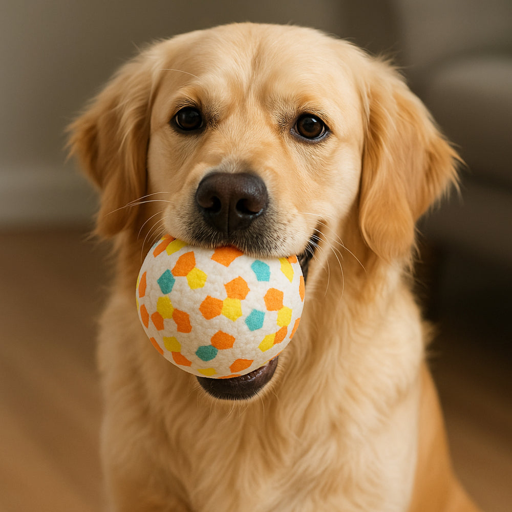 Dog Chew Toy Durable Rubber Ball for Aggressive Chewers
