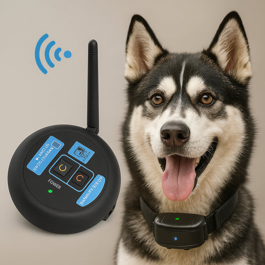 Wireless Dog Fence System with Waterproof Training Collar