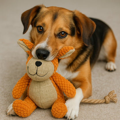 Dog Toy for Aggressive Chewers Durable Plush Squeaky Chew Toy