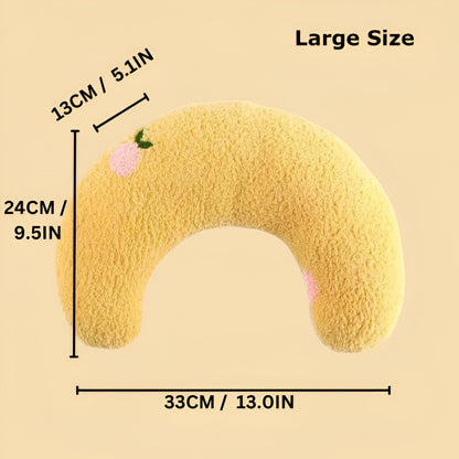 Calming Dog Pillow for Anxiety Relief Soft Plush Pet Neck Cushion