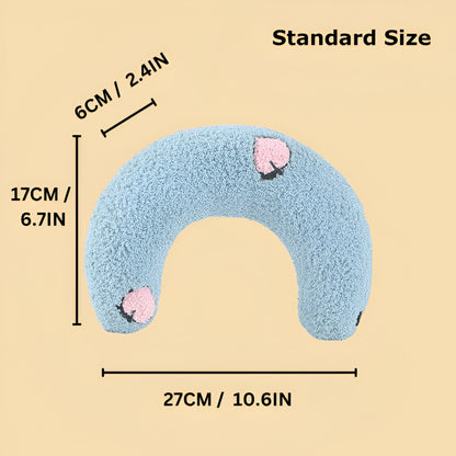 Calming Dog Pillow for Anxiety Relief Soft Plush Pet Neck Cushion