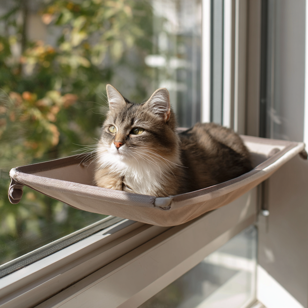 Hammock for Cats in the Window