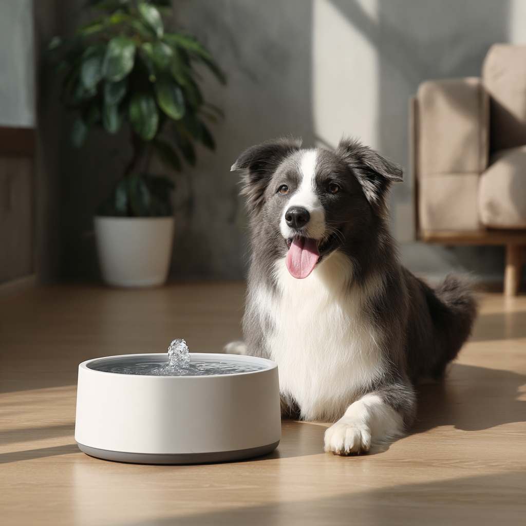 Pet Water Fountain with Minimalist Design
